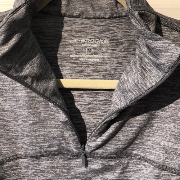 Running long sleeve: Brooks 3/4 zip - Picture 2 of 10